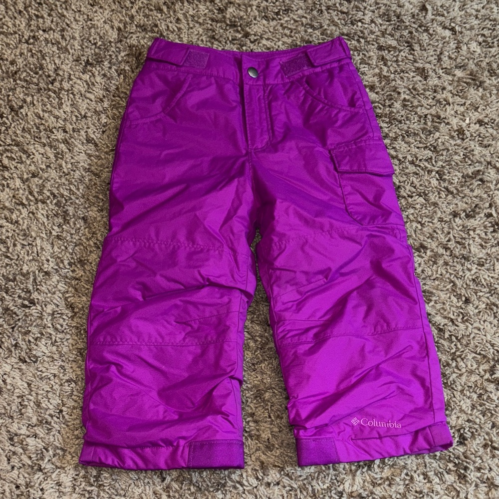 Columbia Kids' Vibrant Purple snow Pants